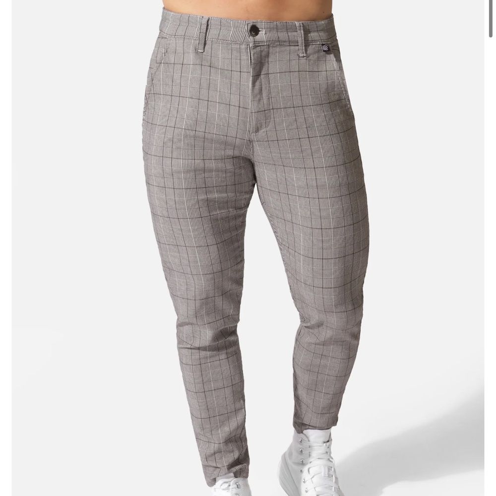 Jed north checkered men’s fitted pants
